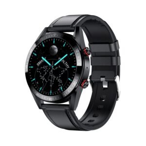 DW161.39 inch AMOLED Screen Smart Watch, Support Heart Rate / Blood Pressure Monitoring, Leather Strap, DW16