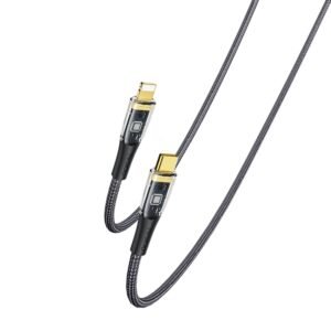 YESIDO CA101 PD 20W USB-C / Type-C to 8 Pin Braided Charging Data Cable, 1.2m