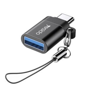 OTG Mini Connector Adapter with Keychain, Yesido GS06 Type-C to USB 3.0, Yesido GS07 Micro USB to USB 2.0