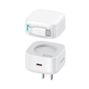 USAMS US-CC203 SMF Series PD35W Dual Type-C Port GaN Fast Charger, US Plug