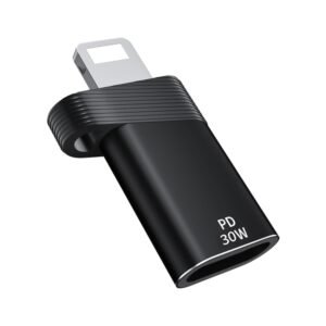 ADS-616A PD 30W 8 Pin Male to USB-C/Type-C Female Adapter, ADS-616A