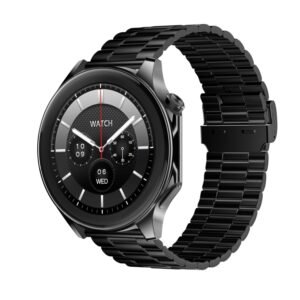 HD Watch X 1.43 inch IP68 BT5.3 Sport Smart Watch, Support Bluetooth Call / Sleep / Blood Oxygen / Heart Rate / Blood Pressure Health Monitor, Black Steel + Black Silicone Strap, Black Leather + Black Silicone Strap, Silver Steel + Blue Silicone Strap...