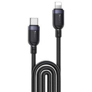 Yesido CA193 27W Type-C to 8 Pin Aluminum Alloy Data Cable, Length: 3m, 3m