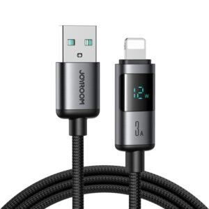 JOYROOM S-A16 Pro Prism Series 3A Digital Display USB to 8 Pin Fast Charging Data Cable, Length: 1.2m, USB to 8 Pin