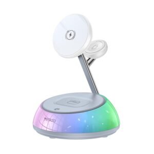 Yesido DS31 3-in-1 Magnetic Wireless Charging Stand with RGB Light, DS31