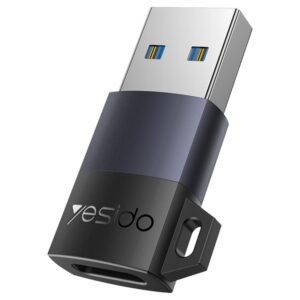 Yesido GS34 Type-C Female to USB 2.0 Male 480Mbps Charging Adapter, GS34