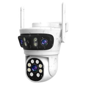 RH-TC3L 3MP Triple Lens HD Outdoor PTZ Security Dome Camera, EU Plug, US Plug, UK Plug, AU Plug