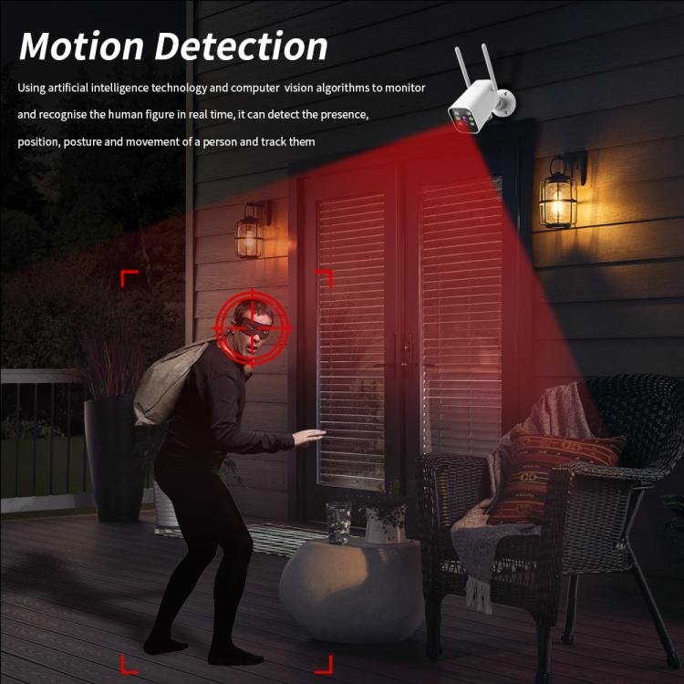 K20 1080P HD Outdoor PTZ Security Bullet Surveillance Camera, K20 - Image 11