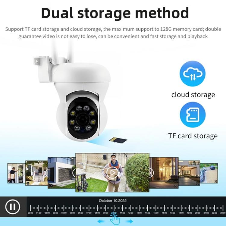 K21 1080P 360-degree Panoramic Waterproof Surveillance Camera, K21 - Image 11