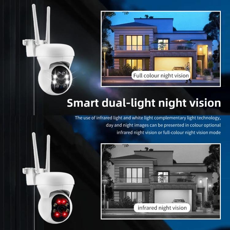 K21 1080P 360-degree Panoramic Waterproof Surveillance Camera, K21 - Image 9