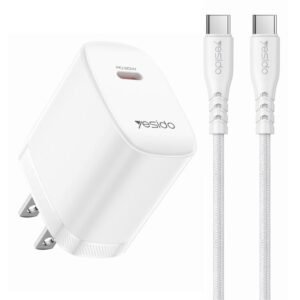 Yesido YC18U PD20W Type-C Charger Set with 1m Type-C to Type-C Data Cable, YC18U