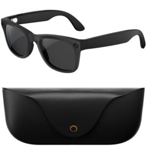 MT5 Ultra Smart AI Glasses with 8MP HD Camera, Video Recording WiFi Transmission Al Smart Voice Assistant, Sunglasses, Anti Blue Light Lens