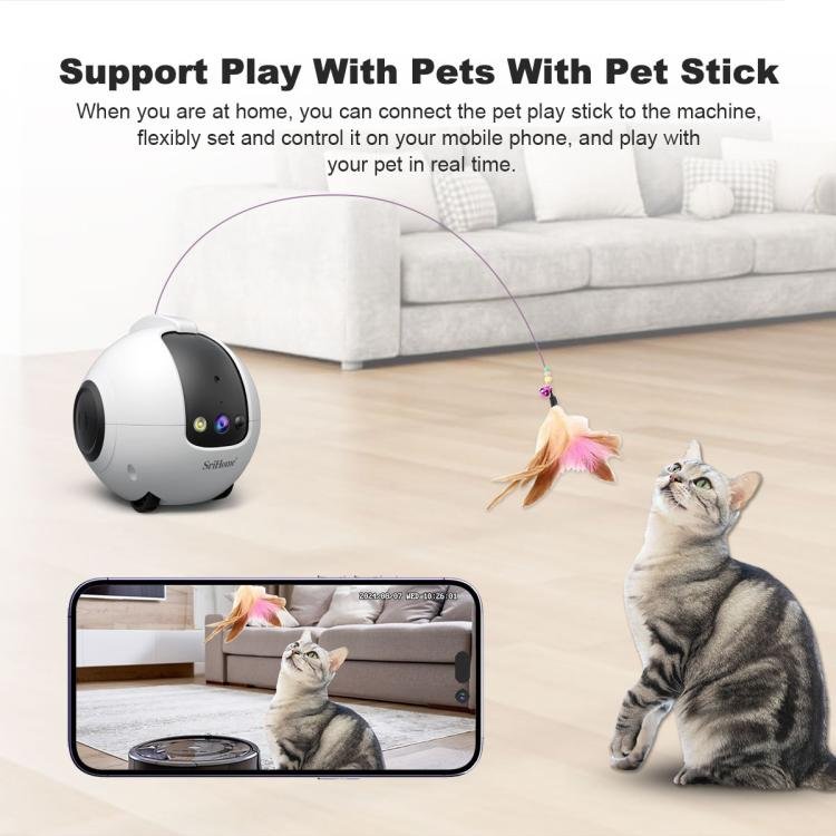 SriHome DH013 Plus 4MP Smart Pet Robot Camera with Auto-Charging Dock, US Plug, UK Plug, EU Plug, AU Plug - Image 13