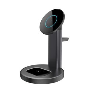 S36 3 in 1 15W Multifunctional Magnetic Wireless Charger for Mobile Phones / Apple Watches / AirPods, S36 Black