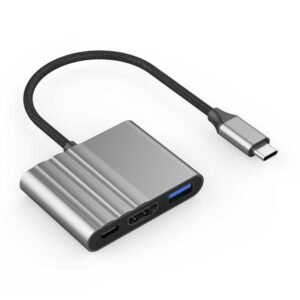 HPA-U3 3 in 1 USB-C / Type-C Male to HDTV, USB 3.0, USB-C / Type-C Adapter, 3 in 1