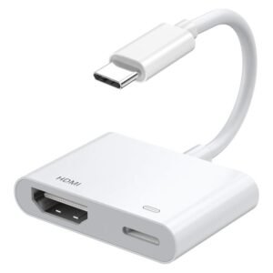 USB-C/Type-C to HDMI+USB-C/Type-C 4K/30HZ Digital AV Adapter