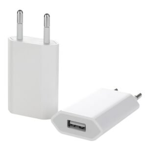 High Quality 5V / 1A EU Plug USB Charger Adapter For  iPhone, Galaxy, Huawei, Xiaomi, LG, HTC and Other Smart Phones, Rechargeable Devices(White)