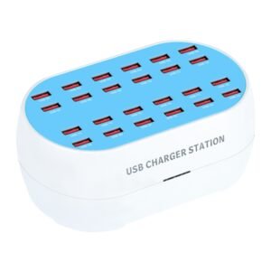 830-24 180W 24 USB Ports Multifunction Smart Charger Station AC100-240V, US Plug, 830-24