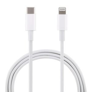 20W 9V/2A 1M USB-C / Type-C to 8 Pin PD Fast Charging Cable for iPhone, iPad, Cable Length: 1m(White)