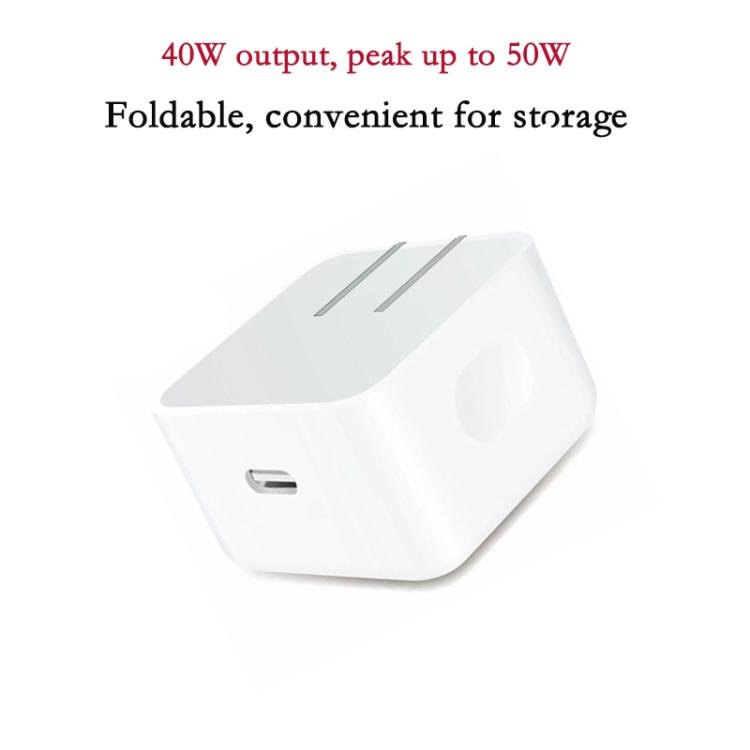 A3365 PD40W USB-C / Type-C Interface Foldable Plug Charger, US Plug - Image 2