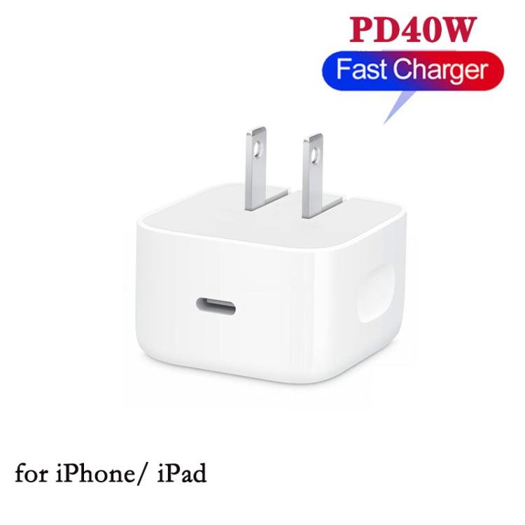 A3365 PD40W USB-C / Type-C Interface Foldable Plug Charger, US Plug - Image 3