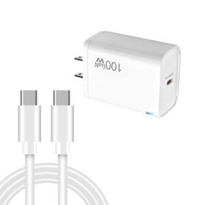 TE-PD46 GaN 100W PD 45W Fully Compatible Charger with Type-C to Type-C Data Cable,US Plug