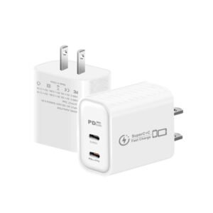 949-2C PD25W Dual Type-C Charger Supporting PD3.0 / PPS Protocol, US Plug, US Plug