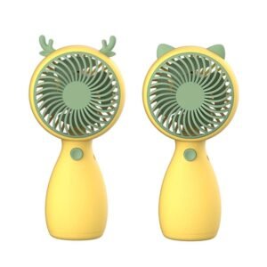 2pcs MLS6035 USB Mini Charging With Lanyard Small Fan, Style Random Delivery, MLS6035 Pink, MLS6035 Yellow, MLS6035 Green, MLS6035 White