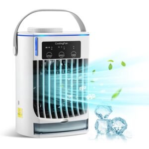 CF008 Mini Household Humidification Spray Air Cooler USB Plug-in Portable Air Conditioner Fan, CF008