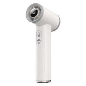 WT23 Handheld Digital Display Turbine Fan Outdoor Stepless Variable Speed Fan