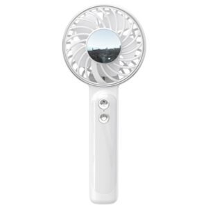 WT25 Handheld Fan With Lanyard Clip USB Desktop Silent Rechargeable Fan
