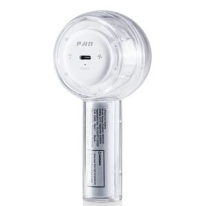 Mini Turbo Convenient USB Dazzling Colorful Light Handheld Fan, F22