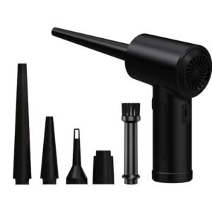 Computer Case Keyboard Cleaning USB Rechargeable Handheld Dust Blower, 2000mAh x 3, 2000mAh x 2