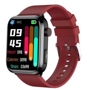 ET210 1.91 inch IPS Screen IP67 Waterproof Silicone Band Smart Watch, Support Body Temperature Monitoring / ECG, ET210