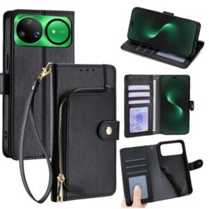 Zipper Bag Leather Phone Case, For Huawei nova 15 Ultra, For Huawei nova 15 Pro, For Huawei nova 15, For Huawei Mate 80 Pro Max 5G, For Huawei Mate 80 5G, For Huawei Maimang 40 5G, For Huawei Pura 80 5G, For Huawei nova 14 Ultra 5G...