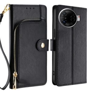 Zipper Bag Leather Phone Case, For Tecno Camon 30 Pro 5G, For Tecno Camon 30, For Tecno Camon 20 Premier 5G, For Tecno Camon 20 Pro 5G, For Tecno Camon 20 Pro 4G