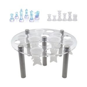 Round Chess Mold Stand Without Silicone Mold, YX124