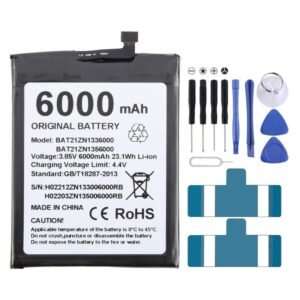 Battery Replacement, For DOOGEE V20 / V20S BAT21ZN1336000 6000mAh, For Doogee S89 / S89 Pro BAT22M2012000 12000mAh, For DOOGEE S97 Pro BAT18735500 8500mAh, For DOOGEE X96 Pro BAT20X965400 5400mAh, For DOOGEE S59 Pro BAT20M1710050 10050mAh...
