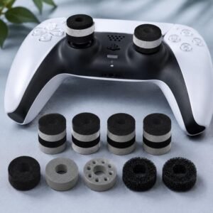 XDcase 16pcs Sponge Aiming Precision Rings for PS4 / PS5 / Xbox / Switch / Google Stadia, 16PCS