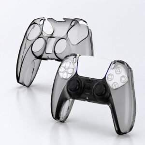 XDcase 2pcs Game Controller Split Crystal PC Protective Case, For Sony PS5