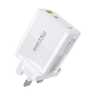 WK WP-U101 Raython Series 33W USB and Type-C Fast Charger, UK Plug, US Plug, EU Plug