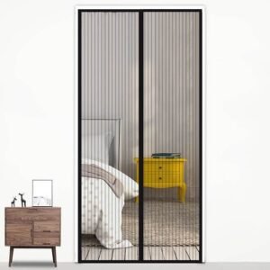 Magnetic Door Curtain Mosquito-proof Screen Door Curtain, Size:190x100cm, Size:190x100cm(Black), Size:190x100cm(Coffee), Size:190x100cm(Beige), Size:190x100cm(White)