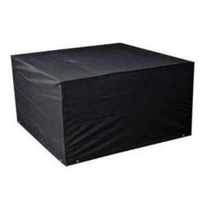 Anti-UV Waterproof Dust-proof 210D Oxford Cloth Folding Table Chairs Protective Cover Outdoor Furniture Set Cover, Size: 213*132*74cm(Black)
