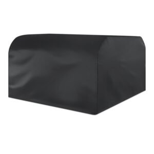 Anti-UV Waterproof Dust-proof 210D Oxford Cloth Folding Table Chairs Protective Cover Outdoor Furniture Set Cover, Size: 250*250*90cm(Black)
