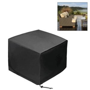 Outdoor Anti-UV Waterproof Dust-proof 210D Oxford Cloth Folding Table Chairs Protective Bag Furniture Set Cover, Size: 135x135x75cm, Size: 135x135x75cm