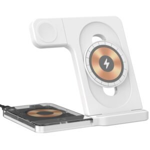 U17 15W 5 in 1 Folding Magnetic Wireless Charger with Night Light