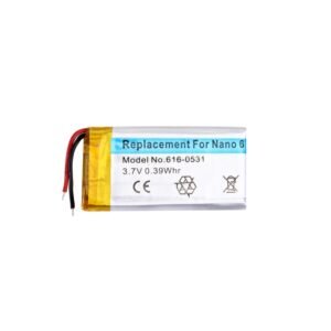 Rechargeable Li-ion Battery for iPod nano 6th 3.7V 0.39Whr