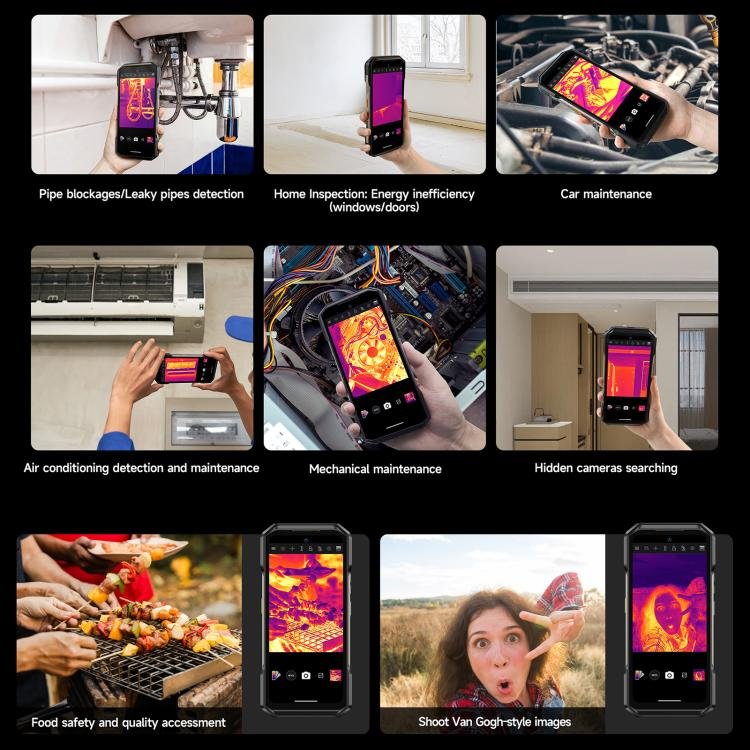 Ulefone Armor 27T+ Rugged Phone, 12GB+256GB, Thermal Imager, Night Vision, 10600mAh, 6.78 inch Android 14 MediaTek Helio G99 Octa Core, Network: 4G, NFC, OTG, Armor 27T+ - Image 7