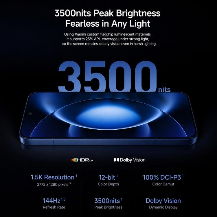 Xiaomi 17T Pro, 12GB+256GB, Screen Fingerprint, 6.83 inch Xiaomi HyperOS 3 Dimensity 9500 Octa-Core, NFC, Network: 5G, 12GB+256GB - Image 15