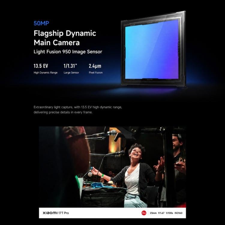 Xiaomi 17T Pro, 16GB+512GB, Screen Fingerprint, 6.83 inch Xiaomi HyperOS 3 Dimensity 9500 Octa-Core, NFC, Network: 5G, 16GB+512GB - Image 10